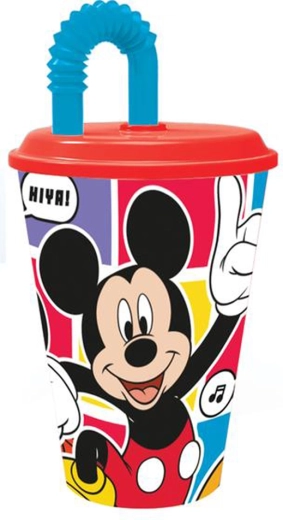 Laste joogitops kõrrega MICKEY 430 ml, plast