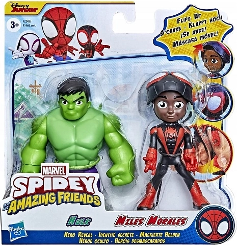 Hasbro Marvel Spidey ja tema hämmastavad sõbrad figuurid: Miles Morales ja Hulk