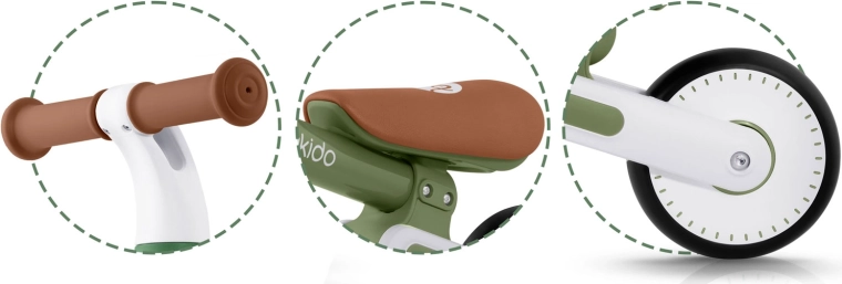 Adjustable seat 25–28 cm – grows with your child
