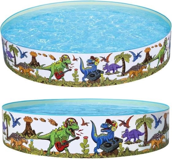 Dinosaurustega aiabassein 244 × 46 cm Bestway