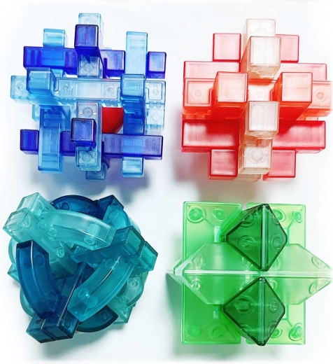 Puzzle 7 cm with illustrated instructions