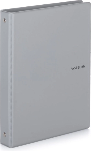 Karis Pastelini gray ring binder A5