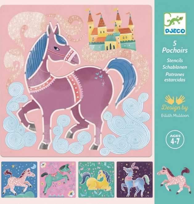DJECO Horse Stencils