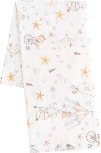 Flanellist laste mähkimisrätt trükiga New Baby Circus