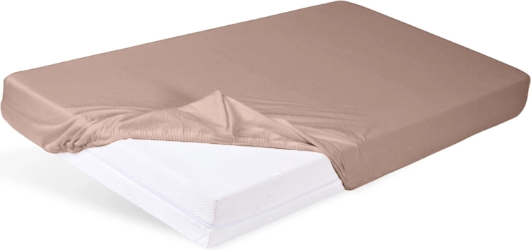 Babymatex pingutatav jersey voodilina beebivoodile 60 × 120 cm helepruun