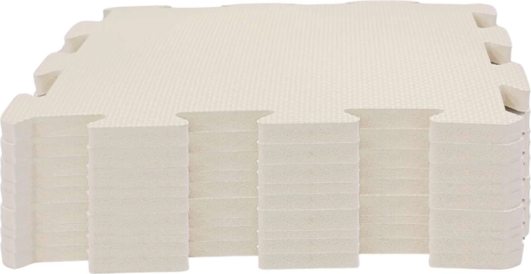 Nido.nido vahtmängumatt puzzle 9 osa ivory white