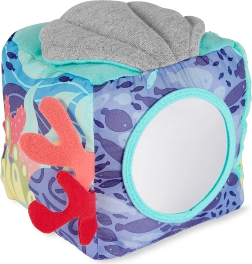 Hidden mirror under a crinkly shell
