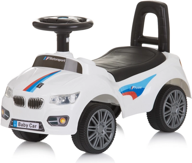 Chipolino lükkesõiduk meloodiatega Sprinter – Valge