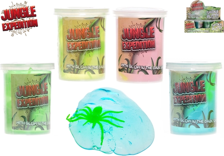 Jungle Expedition glowing slime with spider 115 g