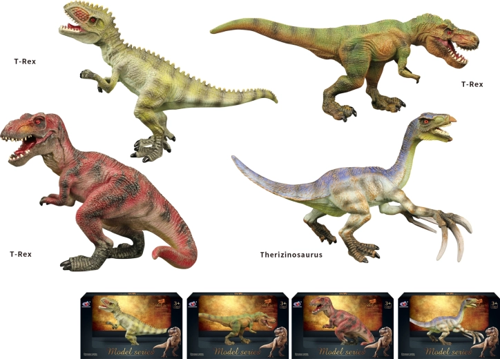 Dinosauruste maailm – dinosaurusefiguuride komplekt, 4 liiki