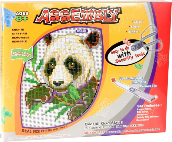 Panda mosaiik lastele