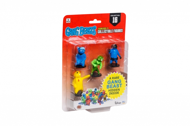 Gang Beasts figuurid, 1. seeria, pakis 5 tk