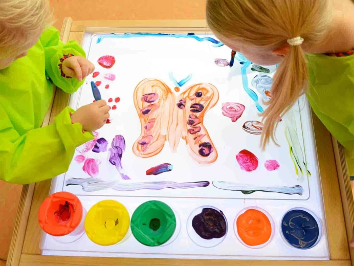 Backlit creativity with an LED panel