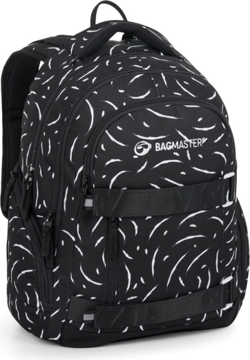 Bagmasteri õpilase seljakott Nomad 25 A must-valge