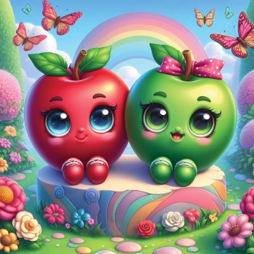 YAZZ Puzzle Cute Little Apples 1023 pieces