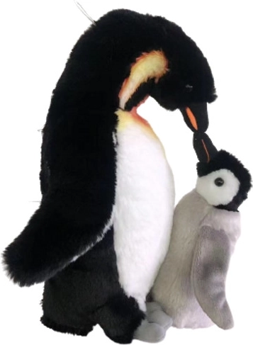 Plüüsist pingviin pojaga 28 cm