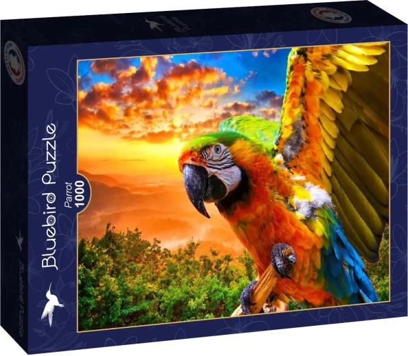 Bluebirdi papagoi-teemaline pusle 1000 tükki