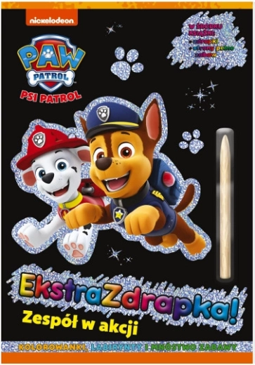 PAW Patrol – Extra Scratch Art Book: Team in Action