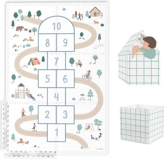 Play&Go Tiloo EEVAA play mat and hopscotch playhouse