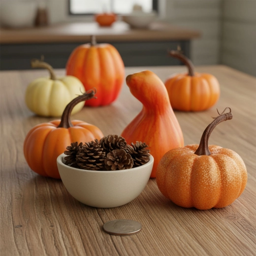 Autumn pumpkin or corn decoration - 1 piece