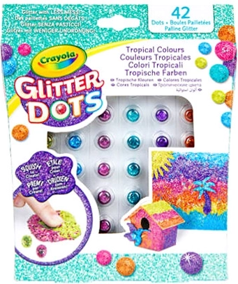 Crayola Glitter Dots – sädelevad pallikesed loovaks meisterdamiseks