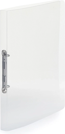 A4 ring binder Lines clear, 2-ring polypropylene