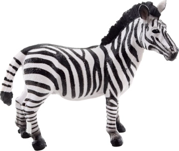 Plastic zebra figurine 10 cm