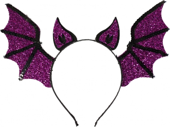 Purple Bat Headband