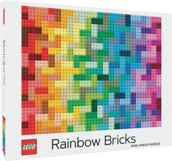 Chronicle Books pusle LEGO vikerkaarevärvilised klotsid 1000 tükki