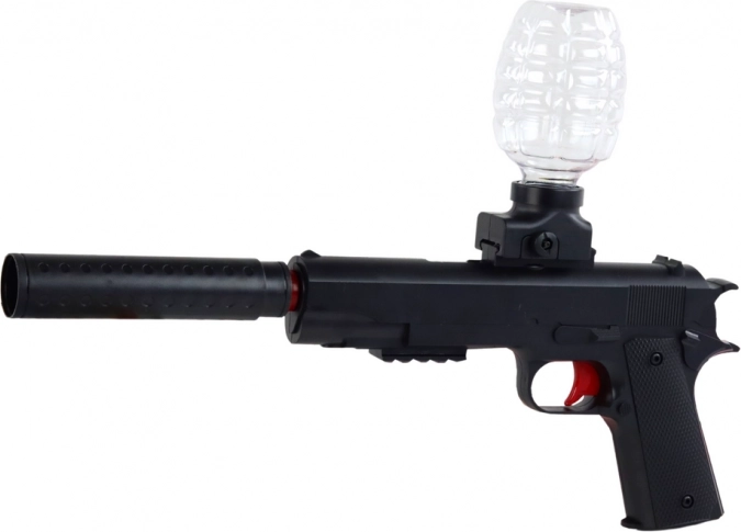 Electric blaster with top hopper