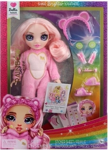 Rainbow High Junior Doll for Pajama Party, Bella Pink
