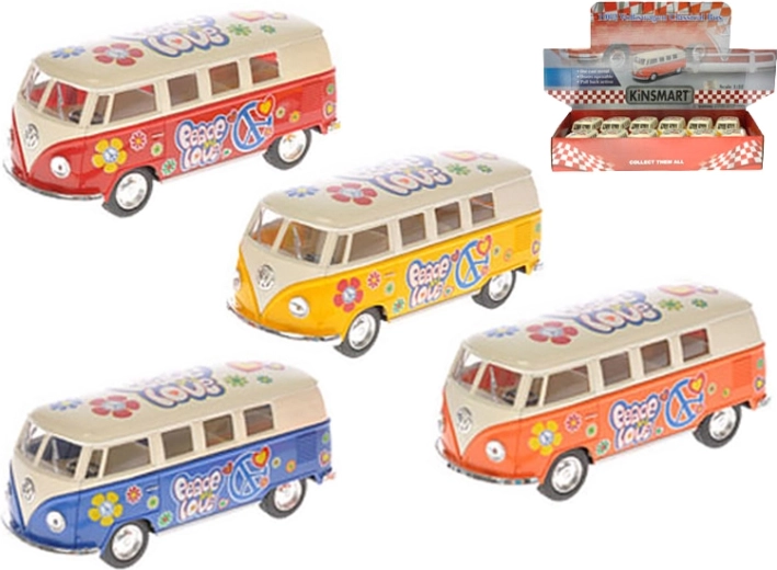 Kinsmart metallmudel Volkswagen Classical Bus 1962 1:32 13 cm