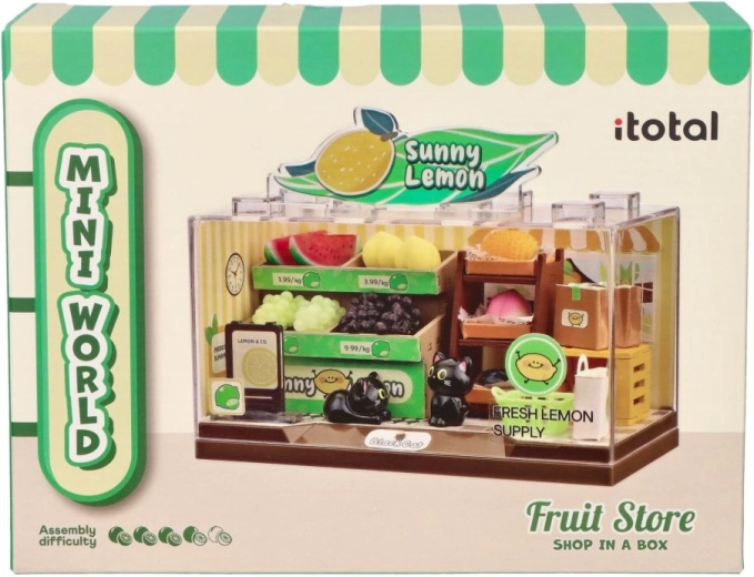 i-Total DIY miniature fruit shop to assemble