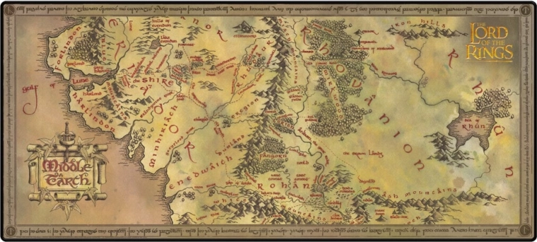 Sõrmuste isanda mängurialus 90 × 40 cm