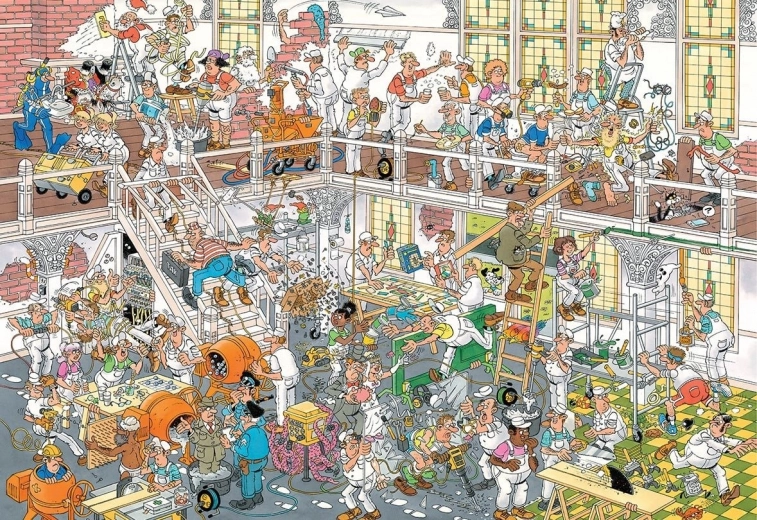 Puzzle JUMBO Renoveerimine 3000 tükki