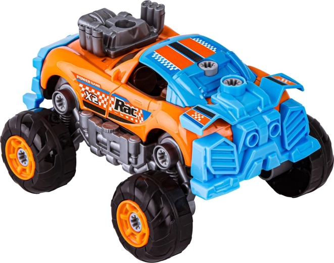 3-in-1 conversion: sports car and monster truck