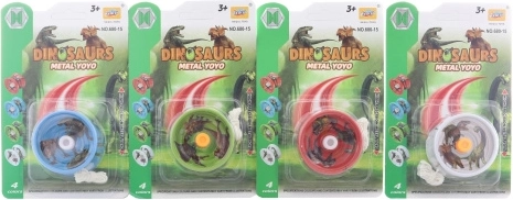 Metallist jojo dinosaurustega