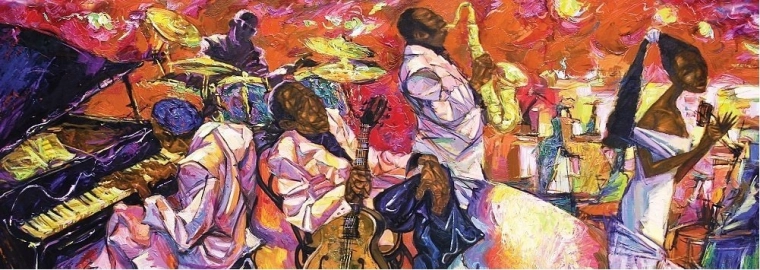 Panoraamne pusle ART PUZZLE Jazzi värvid 1000 tükki