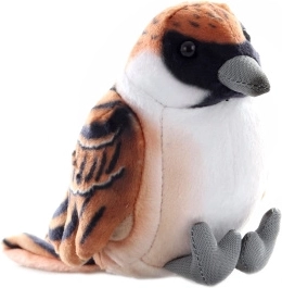 Plush Sparrow 18 cm – eco-friendly