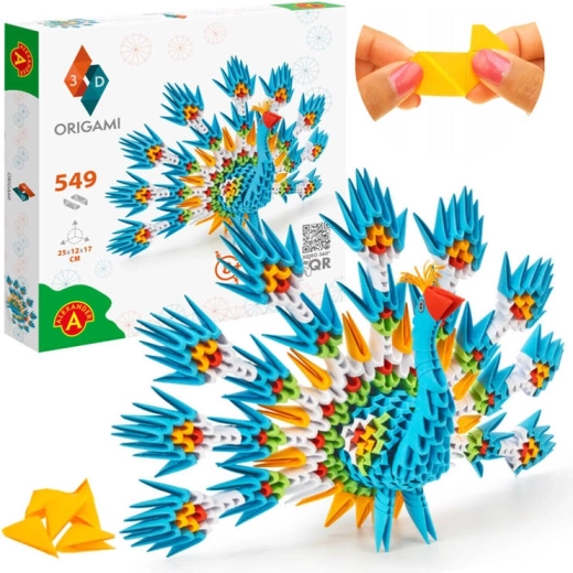 Kreatiivne 3D origami paabulind Alexanderilt