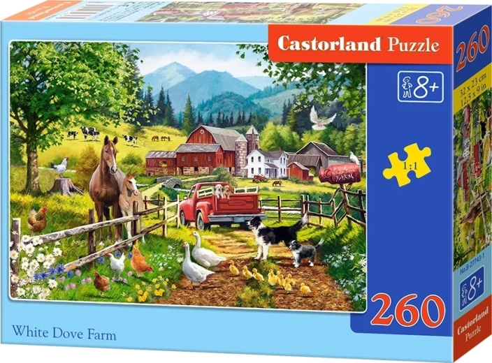 Castorland Farm with a White Dove Puzzle, 260 Pieces