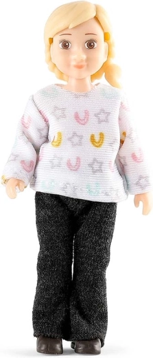 Posable doll with removable clothing