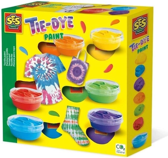 SES tekstiilivärvid tie-dye komplekt 6 värvi