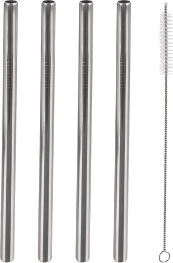 Roostevabast terasest kõrred puhastusharjaga 21,5 cm – komplekt 5 tk