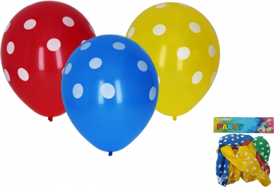 Täppidega õhupallid 30 cm – komplekt 10 tk