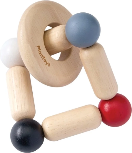 PlanToys kontrastne kõristi ruut