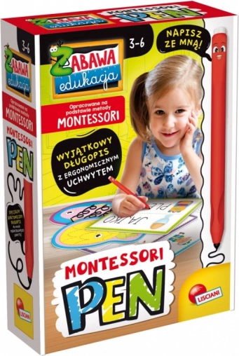 Montessori set – ergonomic pen with 32 boards