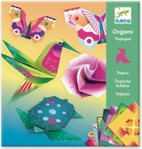 Djeco neoonne Origami Troopika
