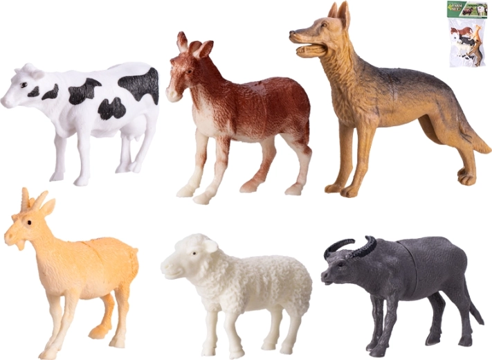 Set of Farm Animals 11–14 cm, 6 pcs