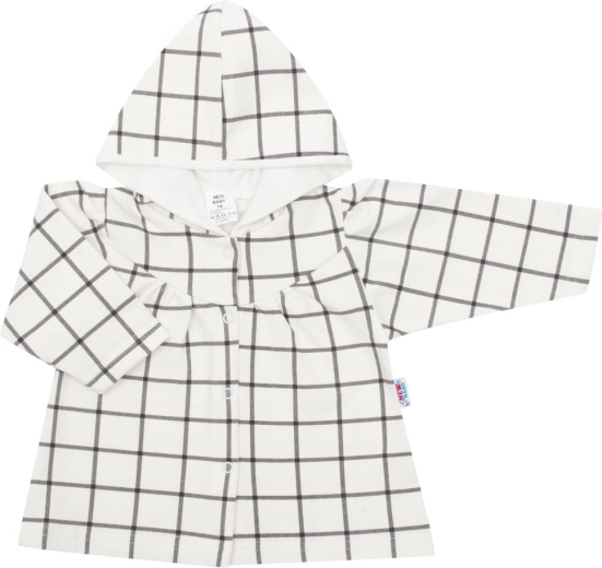 Hooded sweatshirt with practical fastening